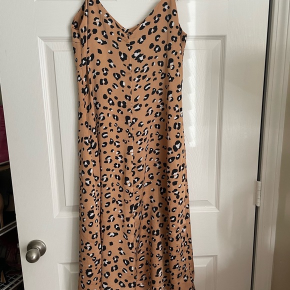 Cheetah Maxi Silk Forever21 Dress - Picture 3 of 5